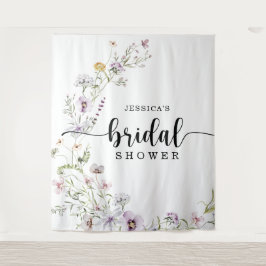 Bruidsjurk Wildflower Achtergrond Decoratie Wandkleed