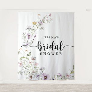 Bruidsjurk Wildflower Achtergrond Decoratie Wandkleed