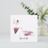 Bruidsjurk Witte Trouwjurk Felicitaties (Staand voorkant)