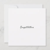 Bruidsjurk Witte Trouwjurk Felicitaties (Achterkant)