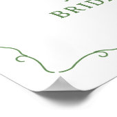 Bruidsjurk 'Ze is van de markt' Welkomstposter voo Poster (Hoek)