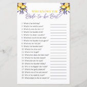 Bruidsjurypel "Wie kent de bruid" Bruids Shower-sp (Voorkant)