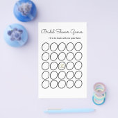 Bruidsjuryspel Circulair Ombré Sjabloon Flyer (Enkel)