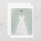 Bruidskaart Kaart (Voorkant / Achterkant)