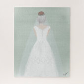 Bruidskaart Legpuzzel (Verticaal)