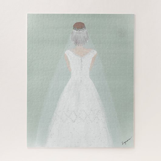 Bruidskaart Legpuzzel (Verticaal)