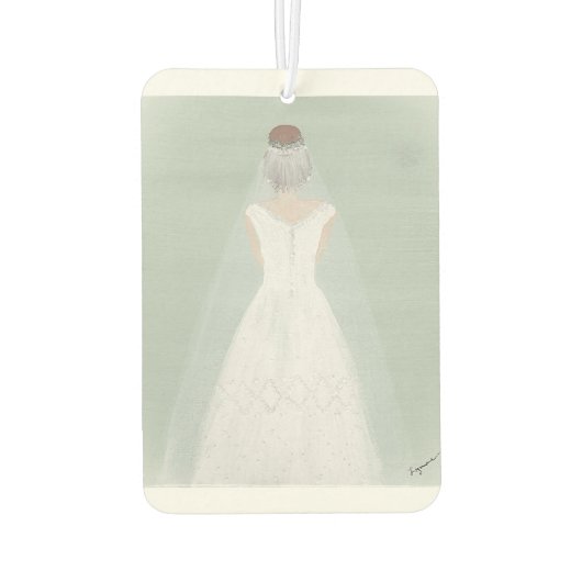 Bruidskaart Luchtverfrisser (Achterkant)