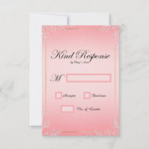 Bruidskaart RSVP Bubblegum Blush