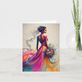 Bruidskaart voor Bruidsfeest Feestdagen Kaart