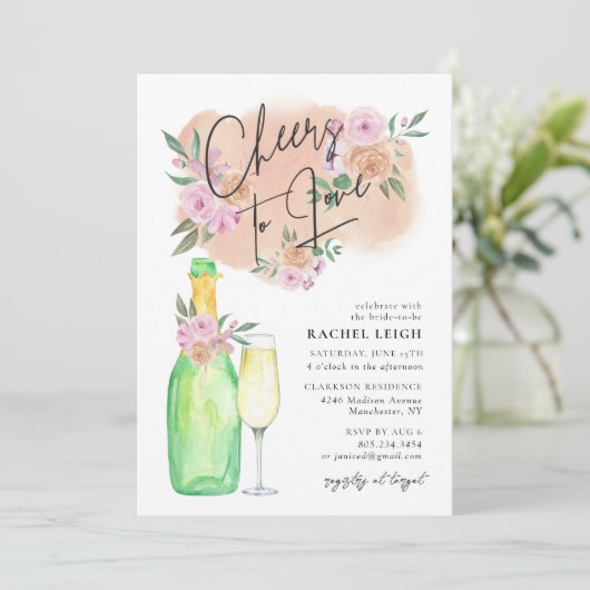 Bruidskampioens brunch kaart (Staand voorkant)