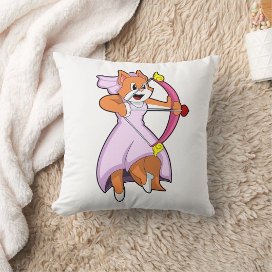 Bruidskat met trouwjurk.PNG Kussen (Deken)