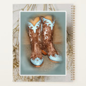 Bruidslaarzen en Baby's Breath Bruiloft Planner (Achterkant)