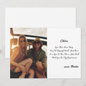 BRUIDSMAIDJES AANPASSBARE VOORSTEL KAART SJABLOON (Voorkant / Achterkant)