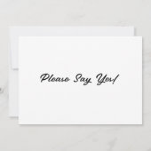 BRUIDSMAIDJES AANPASSBARE VOORSTEL KAART SJEESJ (Achterkant)