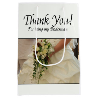 Bruidsman dank u medium cadeauzakje