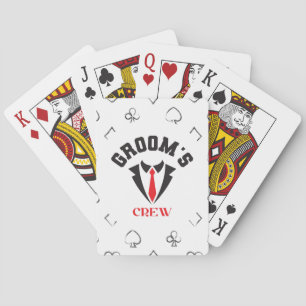 Bruidsmannen - Moderne Bruidsjonkers Afscheidset  Pokerkaarten