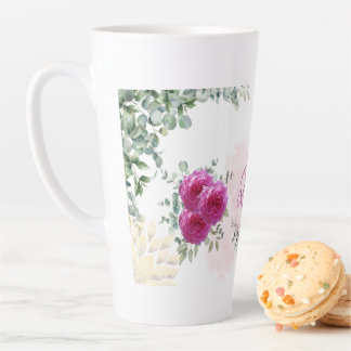 Bruidsmeis Latte Mok – Rozen, Duiven & Liefde