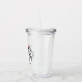 Bruidsmeis Sidd bouquet Acryl Drinkbeker (Links)