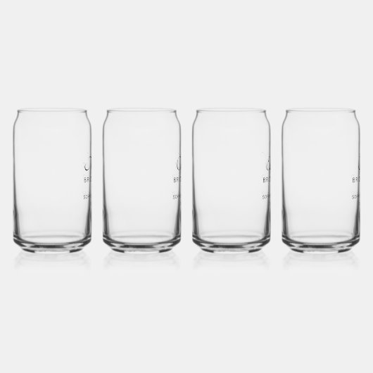 bruidsmeisje aangepaste gepersonaliseerde namen br blikvorm glas (Rechts)