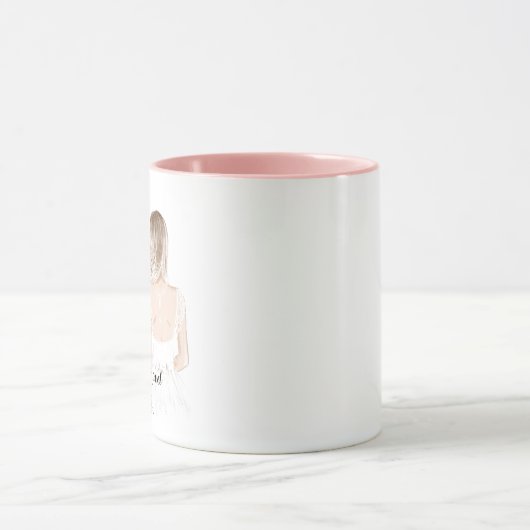 bruidsmeisje aangepaste mok (Midden)