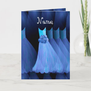 BRUIDSMEISJE Aangepaste naam - COBALT BLUE Jurken