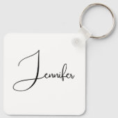 Bruidsmeisje aanpassen Naam Coquette Bachelorett Sleutelhanger (Achterkant)