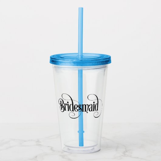 Bruidsmeisje Acryl Drinkbeker (Voorkant)