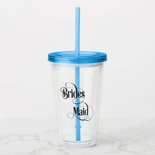 Bruidsmeisje Acryl Drinkbeker (Voorkant)