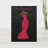 bruidsmeisje, alsjeblieft mijn bruidsmeisje - rode (Voorkant)