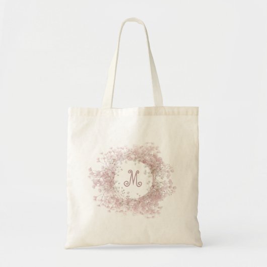 bruidsmeisje baby's breath bloemstuk tote bag (Voorkant)
