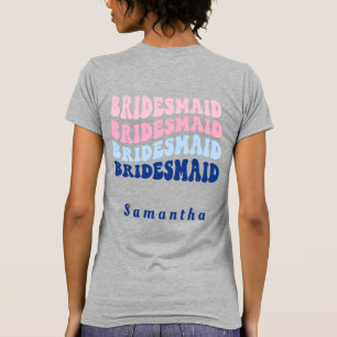 Bruidsmeisje Bachelorette Beach Party Matching T-shirt