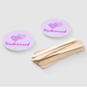 Bruidsmeisje Bachelorette Party. Woman Line Art Handwaaier (Niet-gemonteerd)