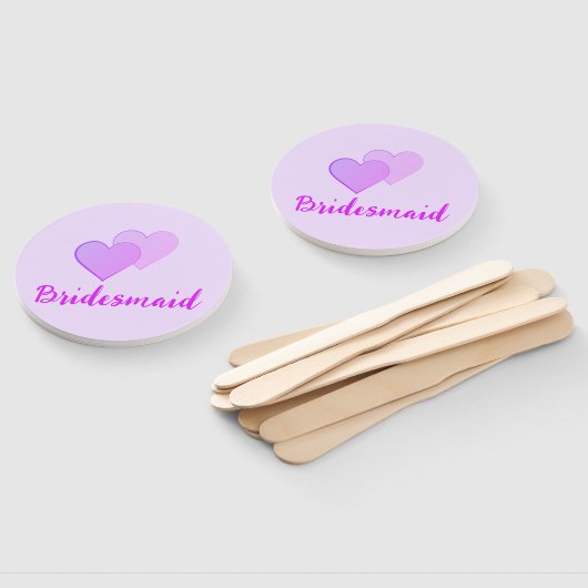 Bruidsmeisje Bachelorette Party. Woman Line Art Handwaaier (Niet-gemonteerd)