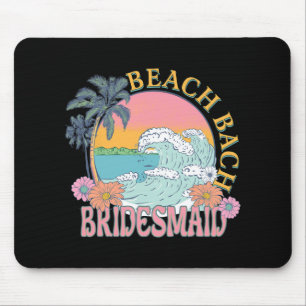 Bruidsmeisje Beach Bach Bruid Squad Retro Bachelor Muismat