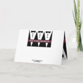 Bruidsmeisje Bedankt - Drie Tuxedo's (Achterkant)
