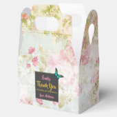 Bruidsmeisje Bedankt w / Vlinder op  Collage Bedankdoosjes (Geopend)