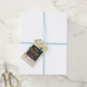 Bruidsmeisje Bedankt w / Vlinder op Collage Cadeaulabel (Met Touw)