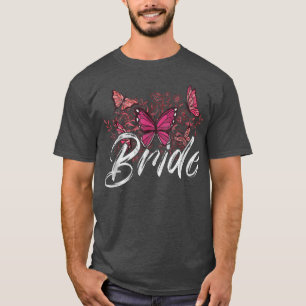 Bruidsmeisje bloemenkrans bruidsfeest trouwen brui t-shirt