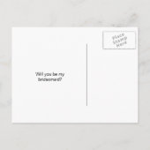 Bruidsmeisje briefkaarten | appelgroene poolpunten (Achterkant)