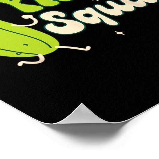 Bruidsmeisje Bruid Babe Augurk Liefhebber Bachelor Poster (Hoek)