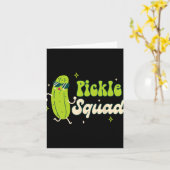 Bruidsmeisje Bruid Babe Pickle Lover Bachelorette Kaart (Gele Bloem)