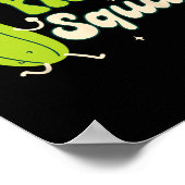 Bruidsmeisje Bruid Babe Pickle Lover Bachelorette  Poster (Hoek)