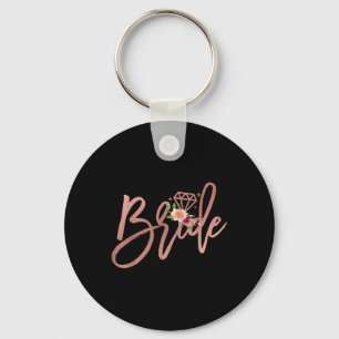 Bruidsmeisje Bruid Bruiloft Trouwfeest Cadeau Bloe Sleutelhanger