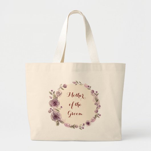 Bruidsmeisje Bruid Moeder Bruidegom Bloemenmeisje Grote Tote Bag (Voorkant)
