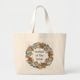Bruidsmeisje Bruid Moeder Bruidegom Bloemenmeisje Grote Tote Bag