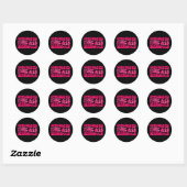 Bruidsmeisje Bruid Squad Bruiloft Bruiloft Groovy Ronde Sticker (Vel)