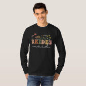Bruidsmeisje Bruid Squad Bruiloft Wildflower Feest T-shirt (Voorkant volledig)