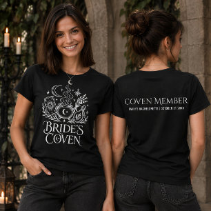 Bruidsmeisje Bruids Heksenkring Heks Bachelorette T-shirt