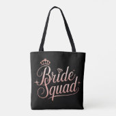 Bruidsmeisje Bruidsentourage Bruidsjonker Tote Bag (Achterkant)