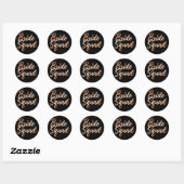 Bruidsmeisje Bruidsfeest Bruidsjurk Ronde Sticker (Vel)